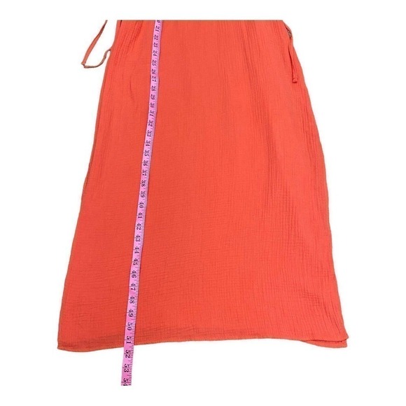 Portacruz Swimsuit Coverup Chain Strap Maxi Side Slit Boho Bathing Suit Cover L - Picture 7 of 7